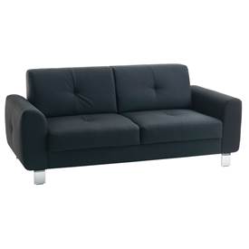 DAMHALE sofa 3 pers. svart